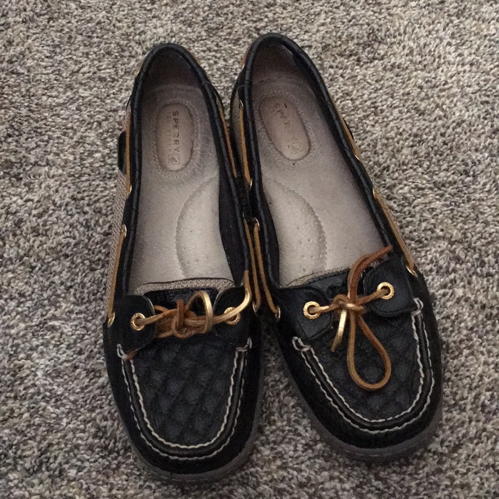 Sperry top slider leather boat shoe
